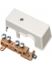 Arlington GBB50 - 6 to 1/0 Grounding Electrode Intersystem Grounding Bridge - Bronze (Bridge) / Paintable Plastic (Cover)